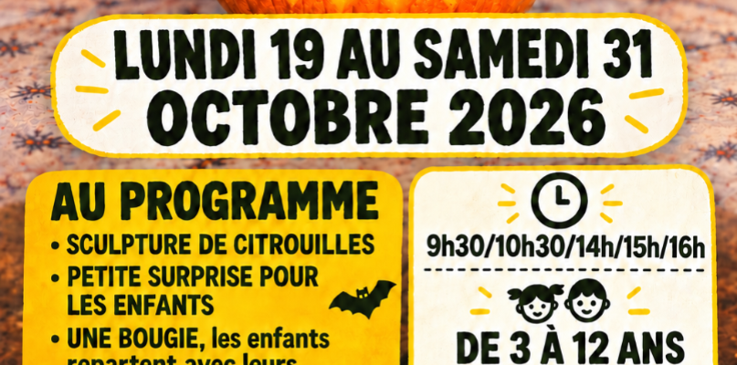 Atelier Citrouille D'halloween